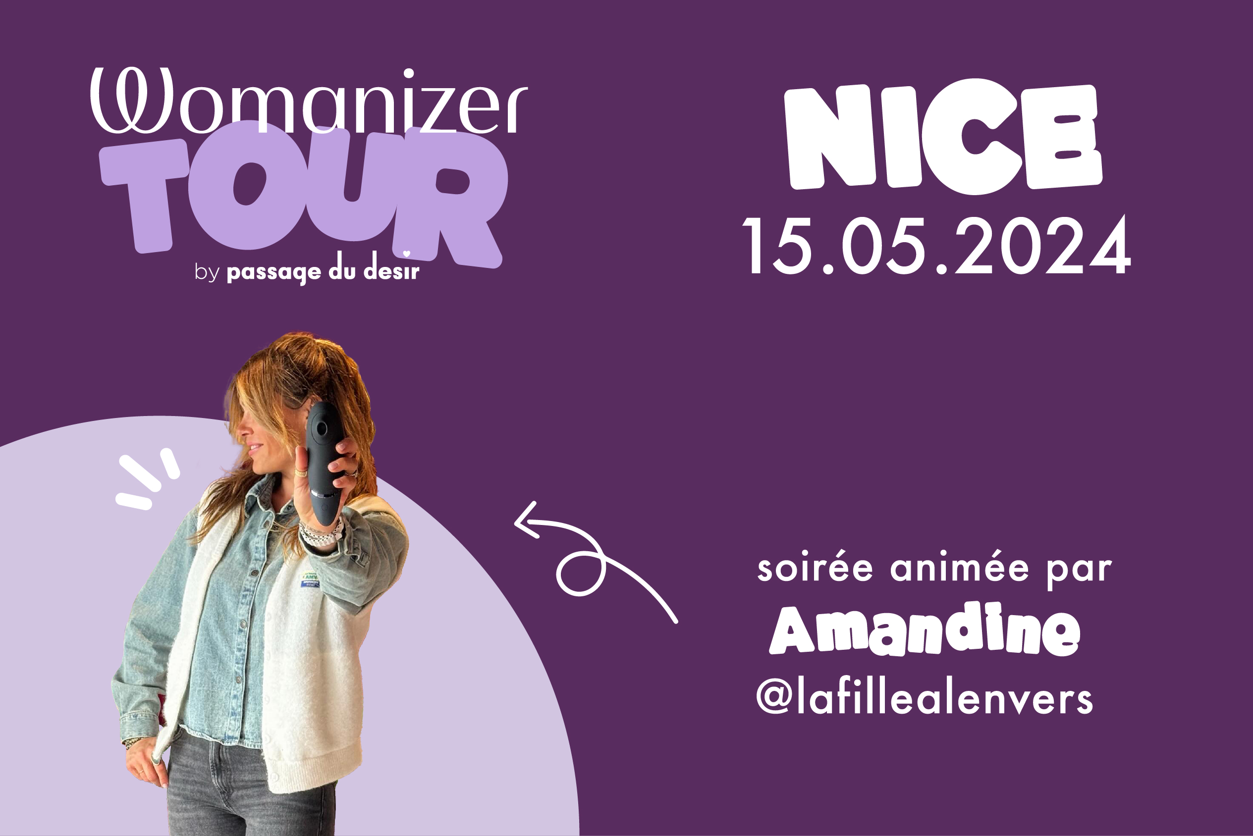 Womanizer tour Paris boutique Sainte Croix